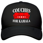 Couches For Kamala Snapback Trucker Hat