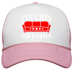 Couches For Kamala Snapback Trucker Hat