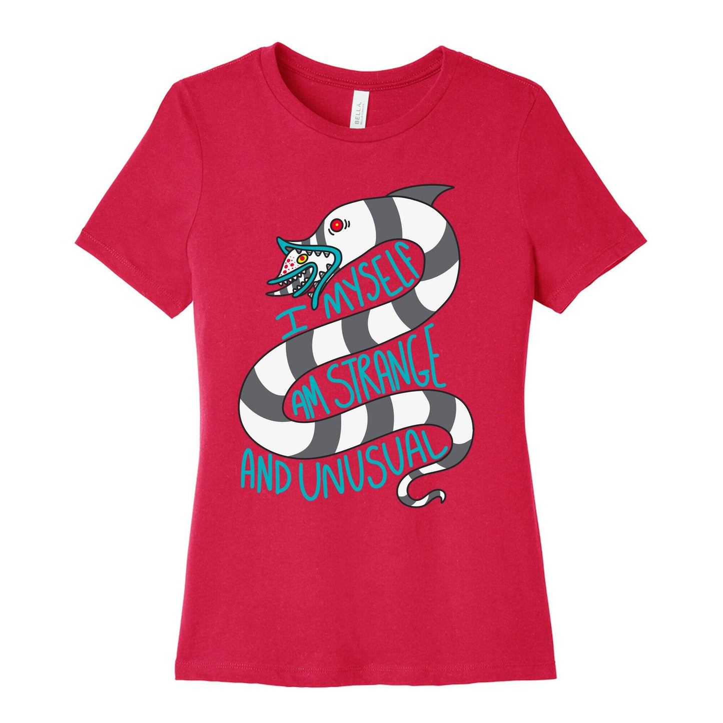 I Myself Am Strange and Unusual  Womens Cotton Tee
