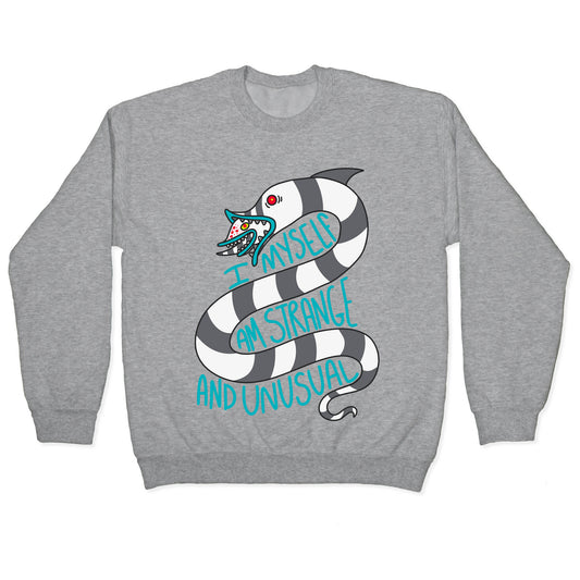 I Myself Am Strange and Unusual  Crewneck Sweatshirt