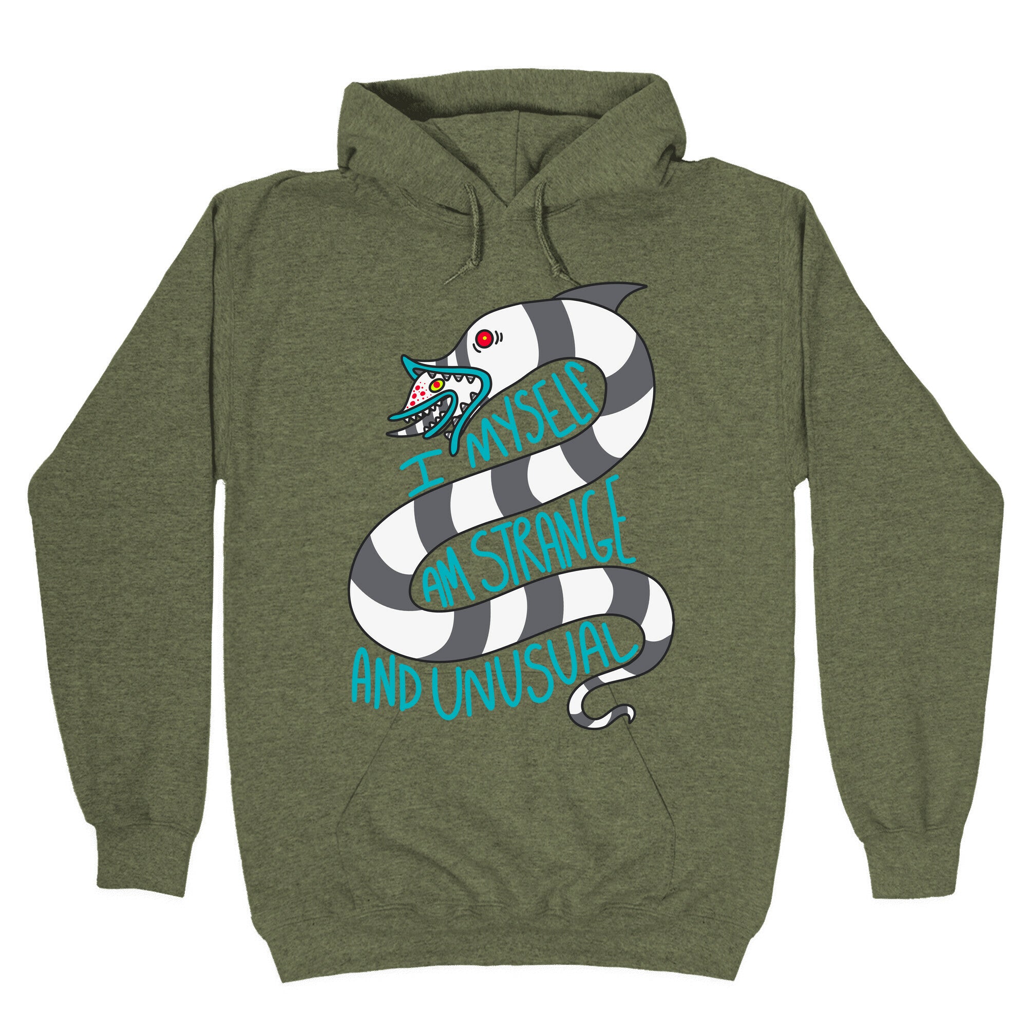 I Myself Am Strange and Unusual  Hoodie