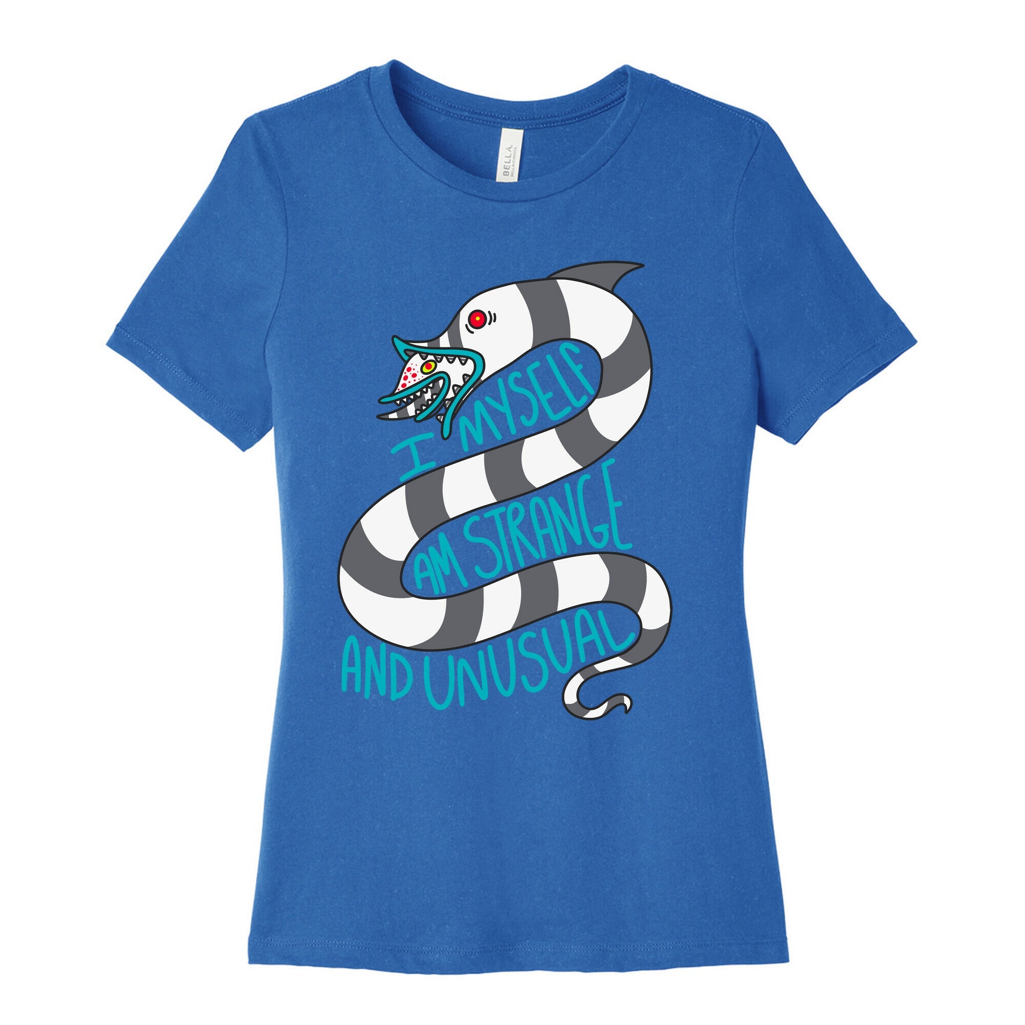 I Myself Am Strange and Unusual  Womens Cotton Tee