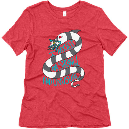 I Myself Am Strange and Unusual  Womens Triblend Tee