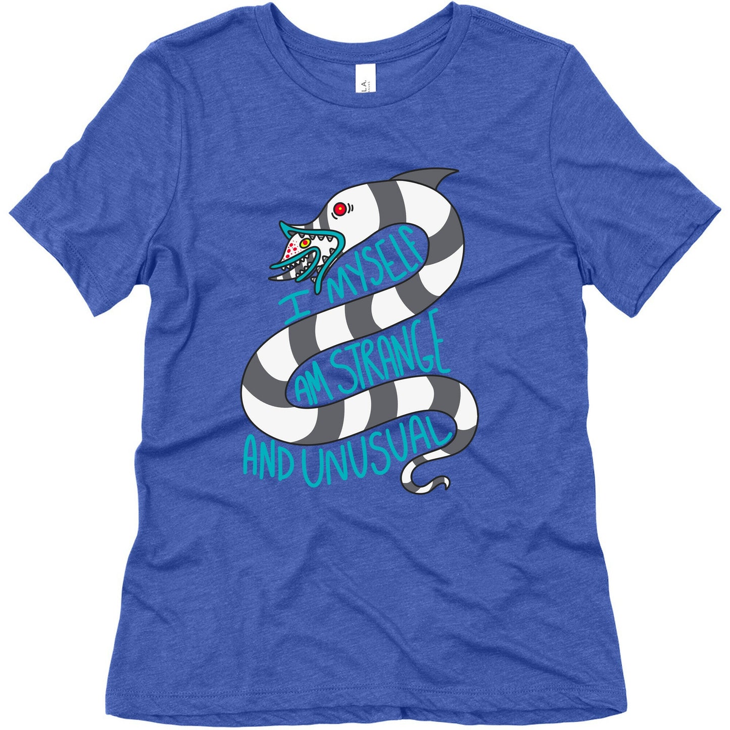 I Myself Am Strange and Unusual  Womens Triblend Tee
