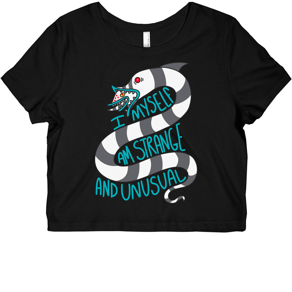I Myself Am Strange and Unusual Graphic Baby Tee