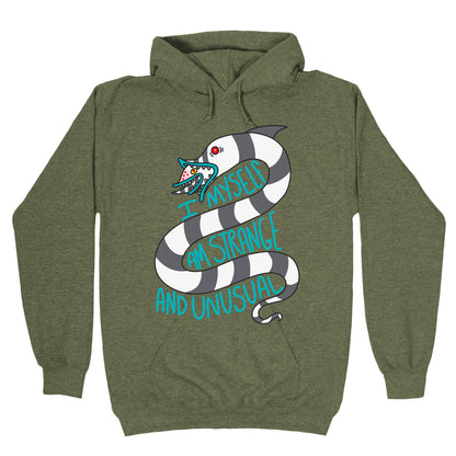 I Myself Am Strange and Unusual  Hoodie