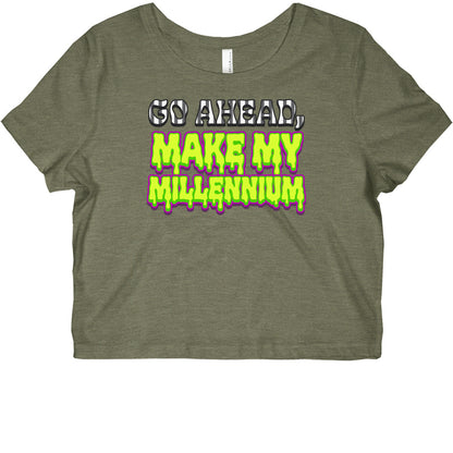 Go Ahead Make My Millennium Graphic Baby Tee