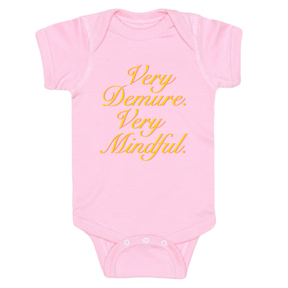 Very Demure. Very Mindful. Baby One-Piece