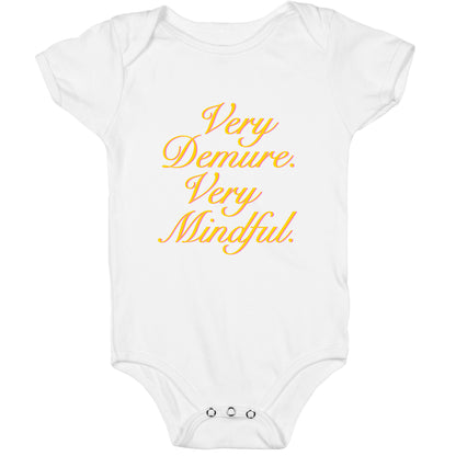 Very Demure. Very Mindful. Baby One-Piece