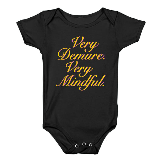 Very Demure. Very Mindful. Baby One-Piece