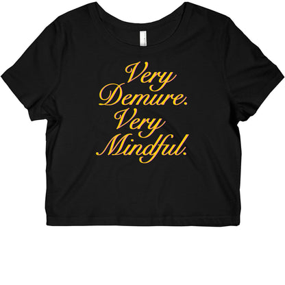 Very Demure. Very Mindful. Graphic Baby Tee
