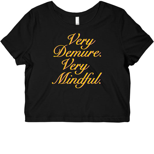 Very Demure. Very Mindful. Graphic Baby Tee
