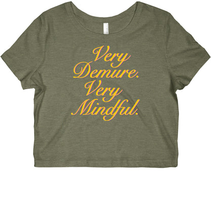 Very Demure. Very Mindful. Graphic Baby Tee