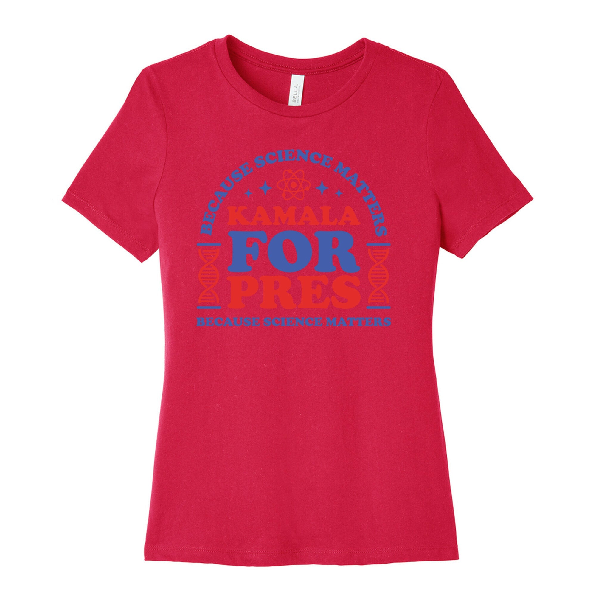 Kamala Because Science Matters Womens Cotton Tee
