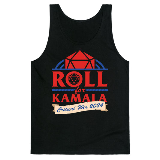 Roll for Kamala: Critical Win 2024 Tank Top