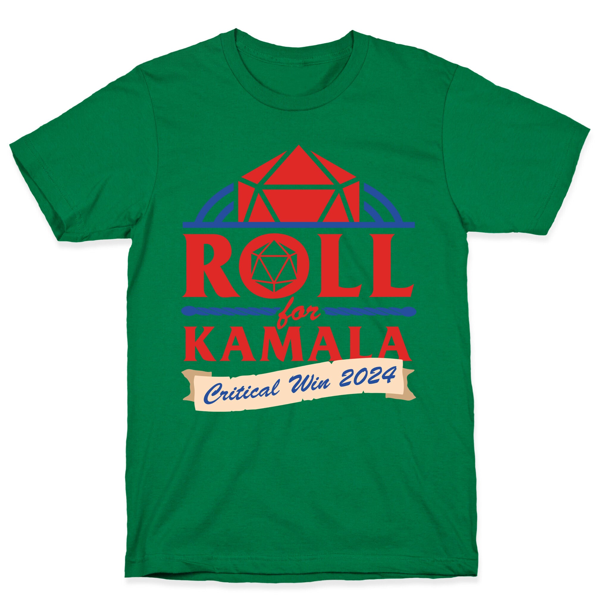 Roll for Kamala: Critical Win 2024 T-Shirt