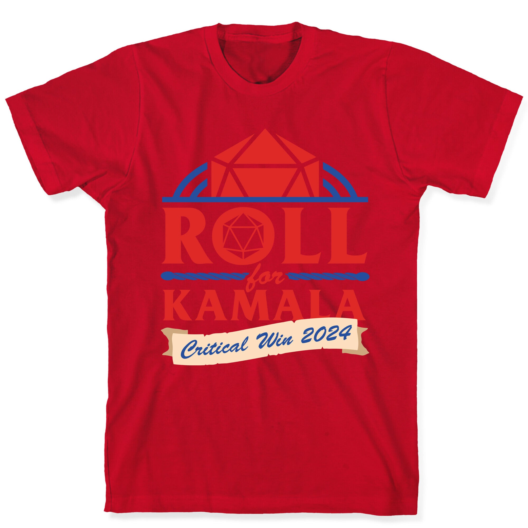 Roll for Kamala: Critical Win 2024 T-Shirt