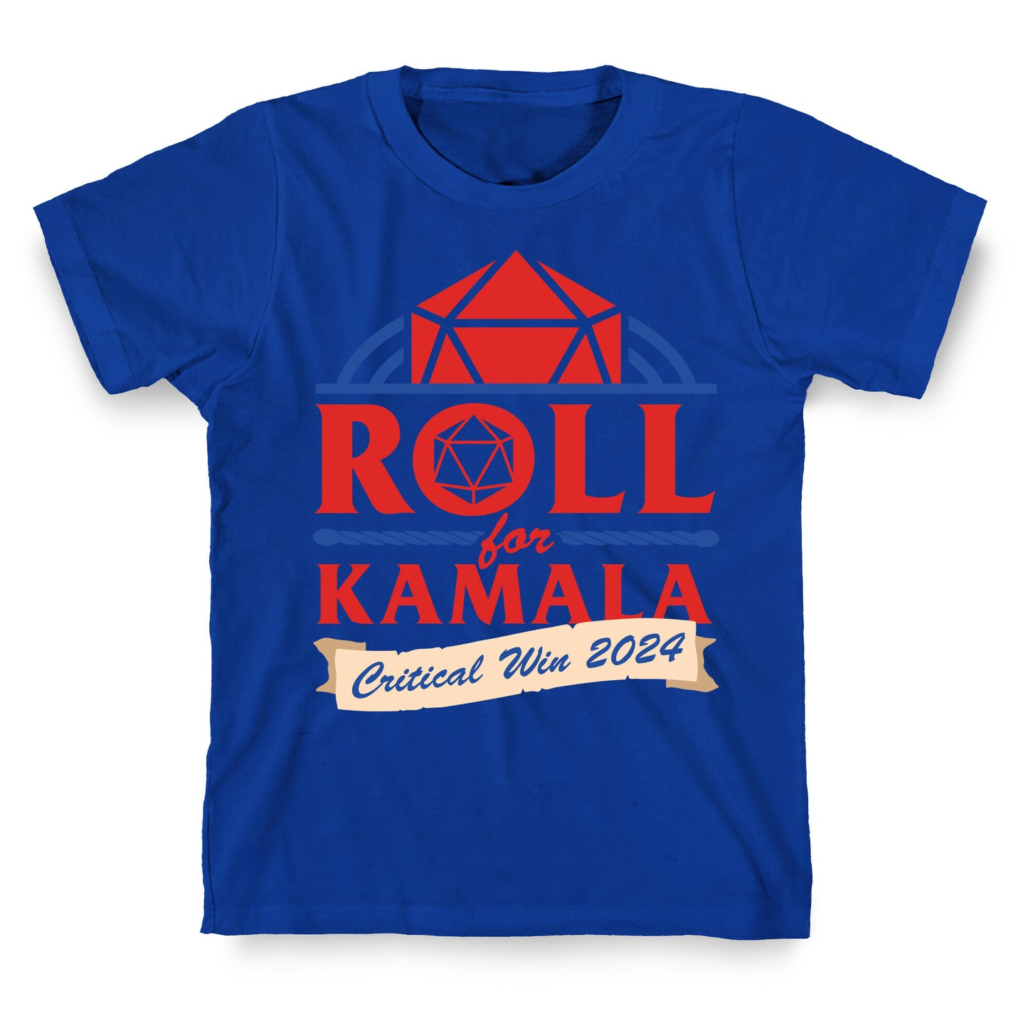 Roll for Kamala: Critical Win 2024 T-Shirt