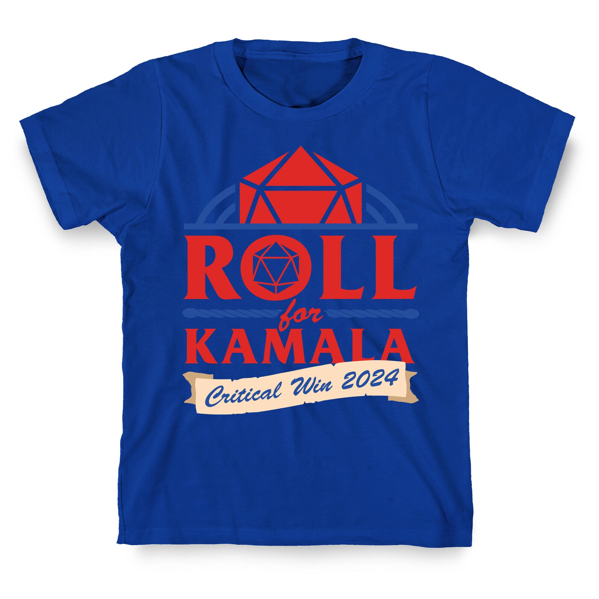 Roll for Kamala: Critical Win 2024 T-Shirt