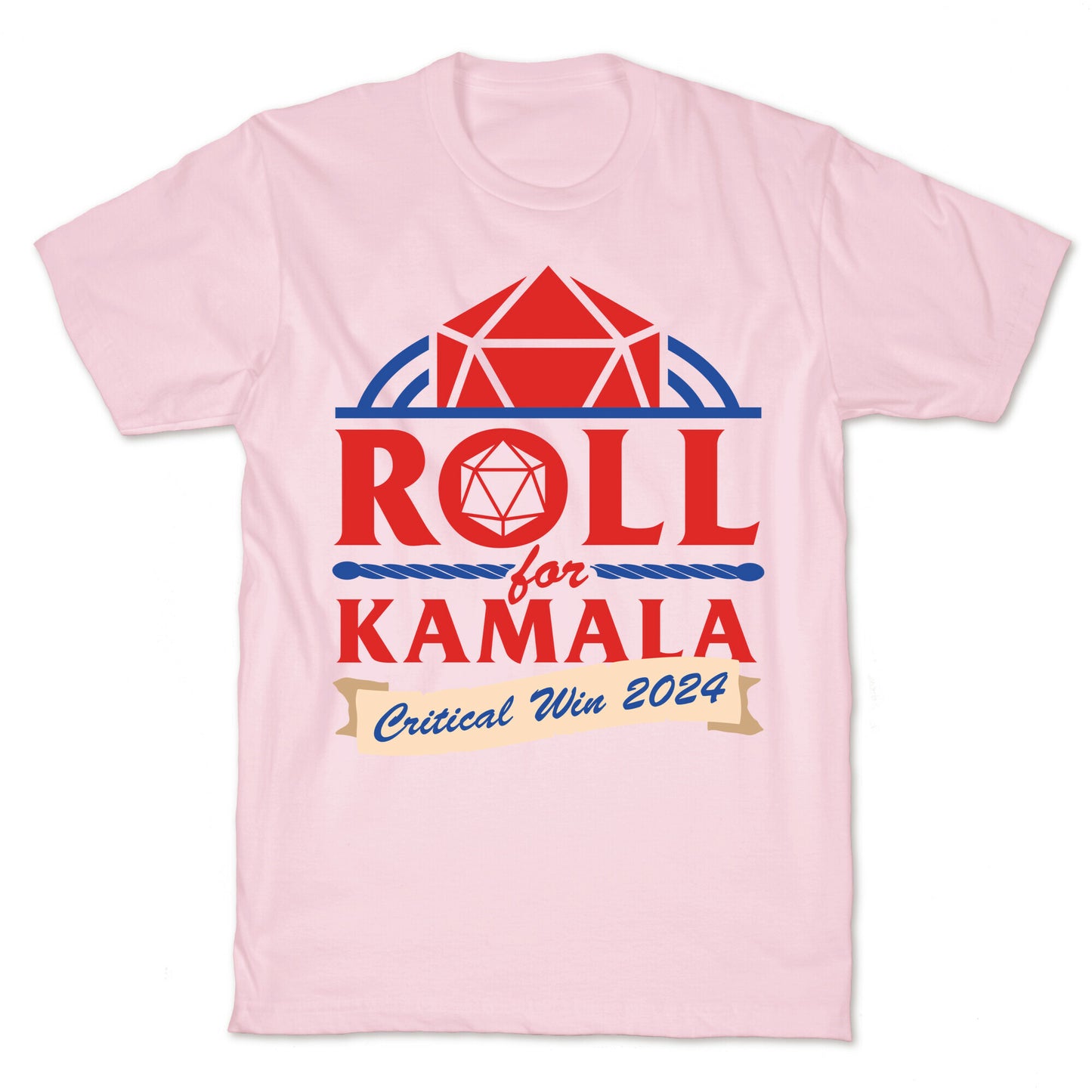 Roll for Kamala: Critical Win 2024 T-Shirt