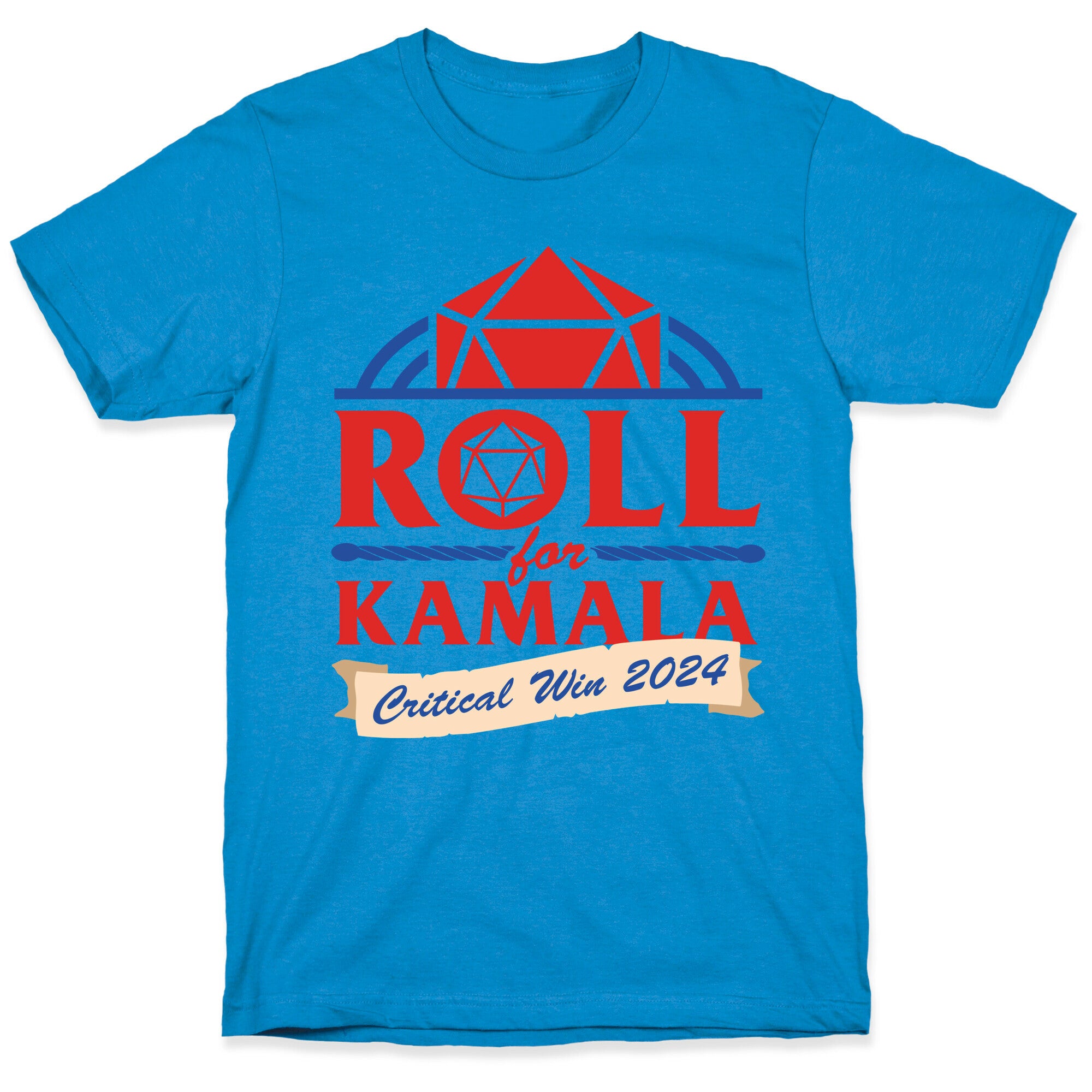 Roll for Kamala: Critical Win 2024 T-Shirt