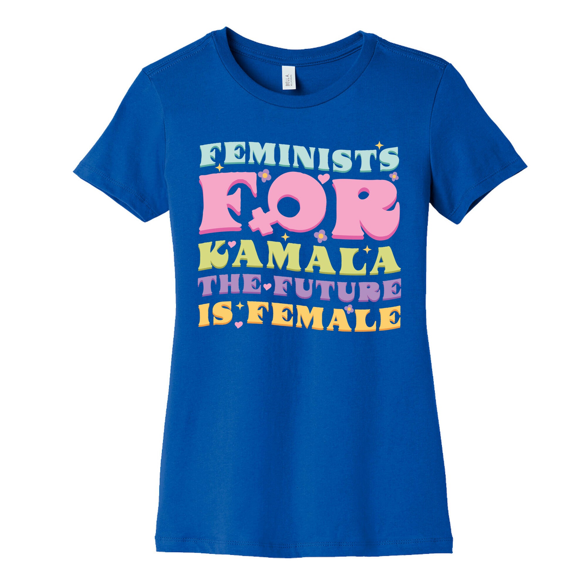 Feminists for Kamala Womens Cotton Tee