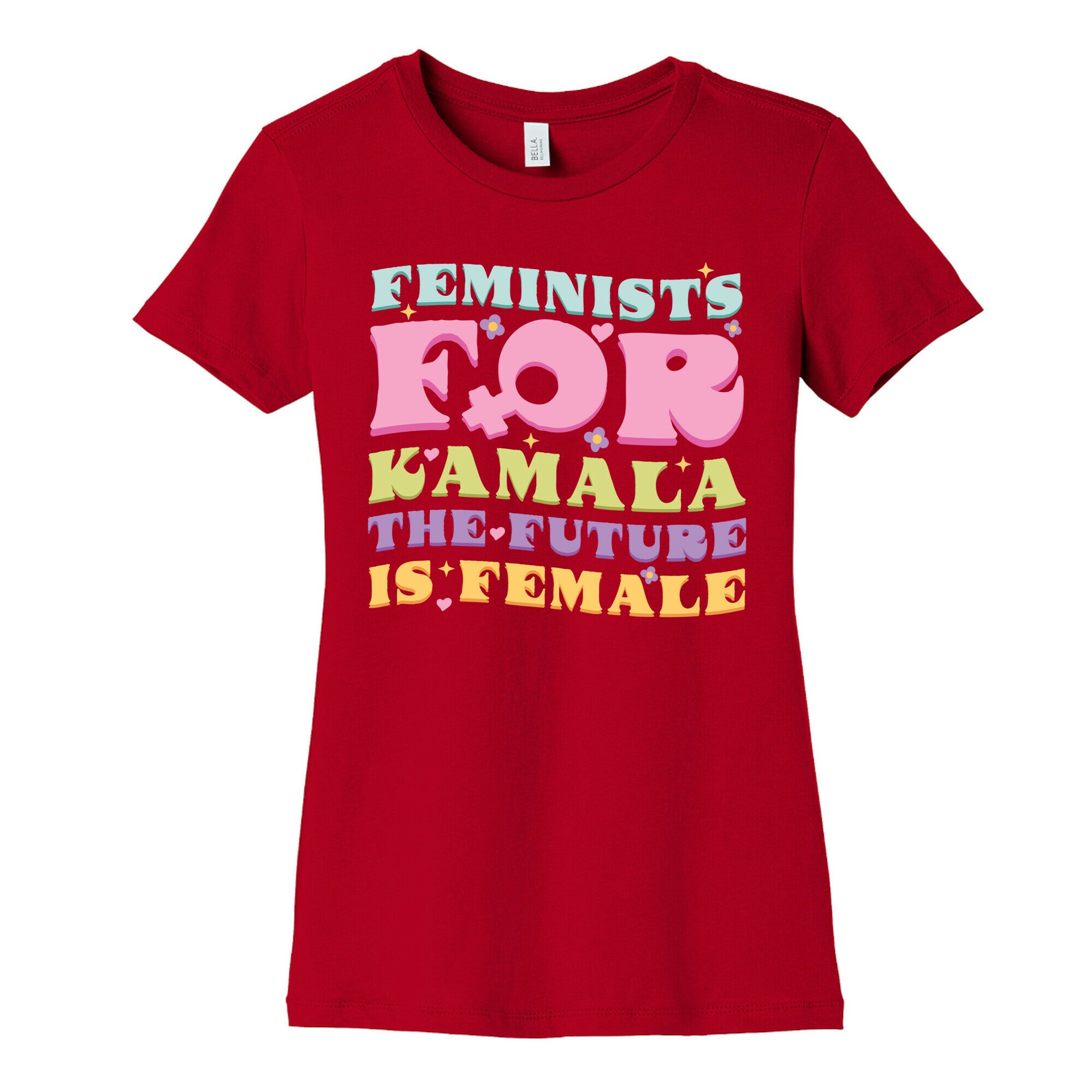 Feminists for Kamala Womens Cotton Tee