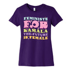 Feminists for Kamala Womens Cotton Tee