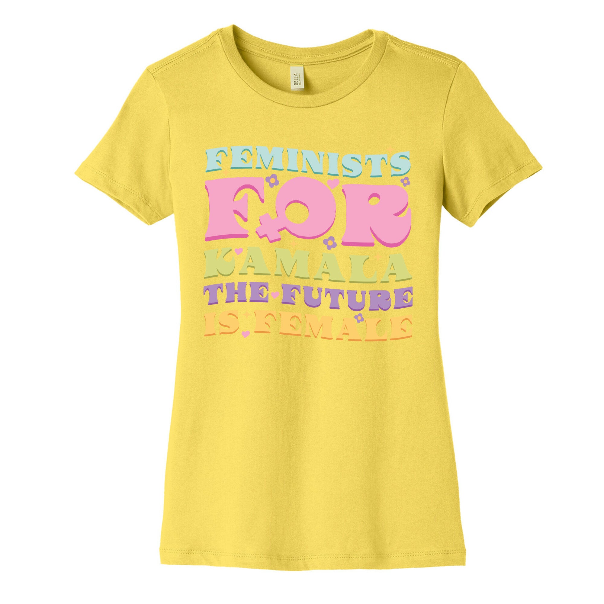 Feminists for Kamala Womens Cotton Tee