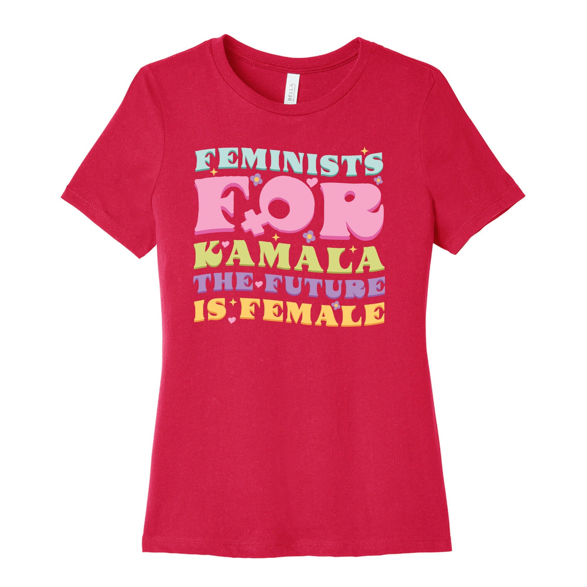 Feminists for Kamala Womens Cotton Tee