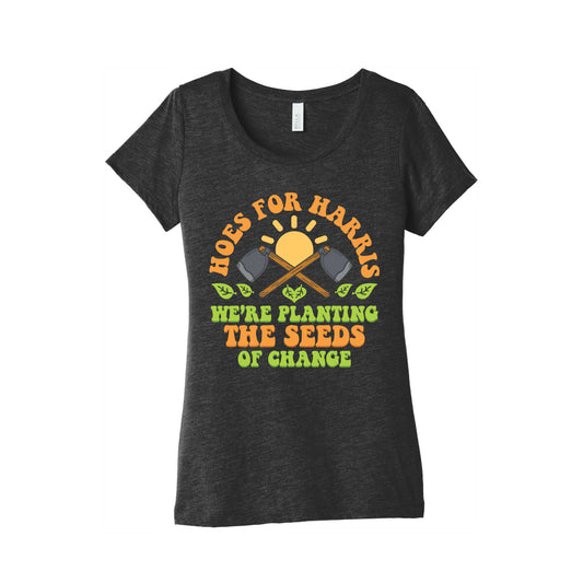 Hoes for Harris Womens Triblend Tee