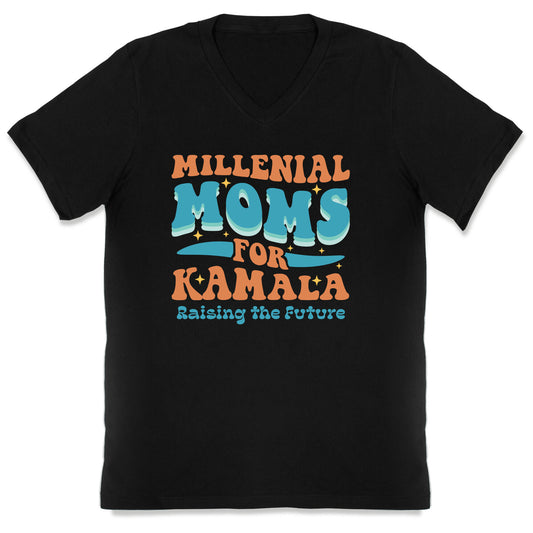 Millennial Moms for Kamala V-Neck