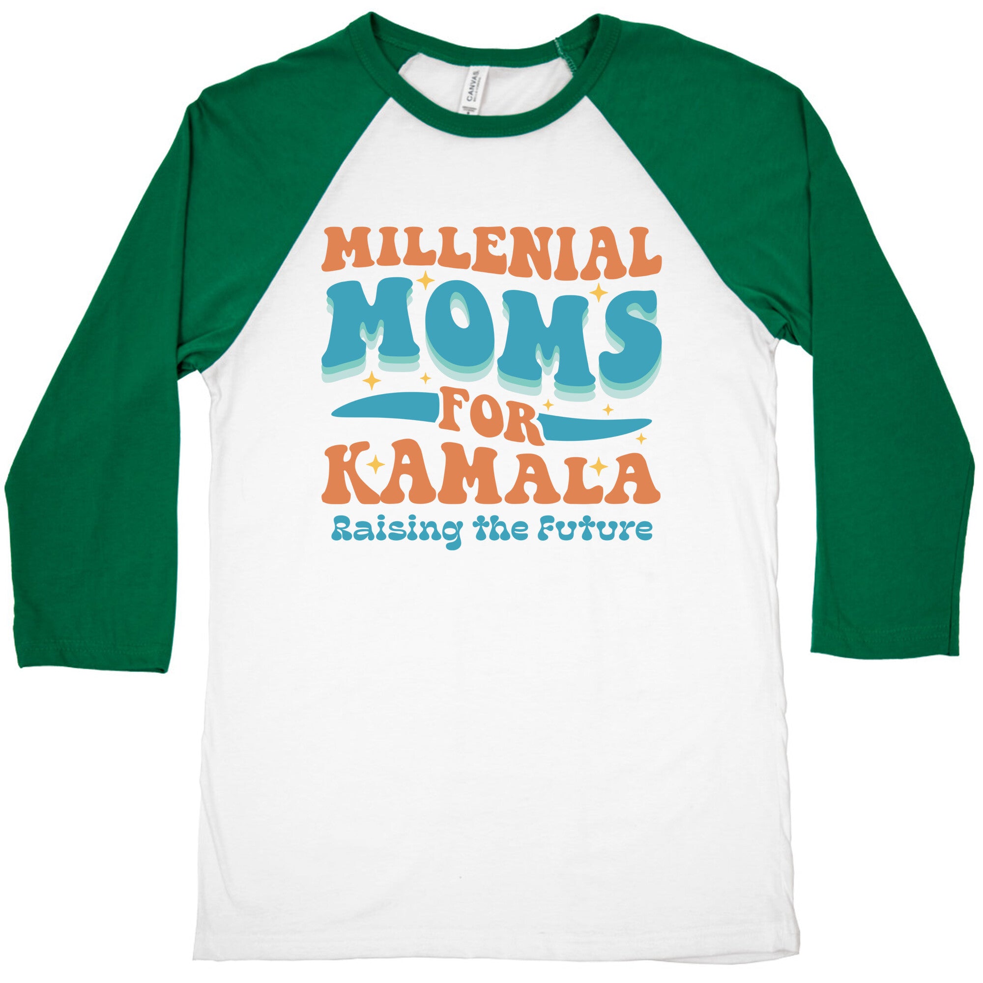 Millennial Moms for Kamala Baseball Tee