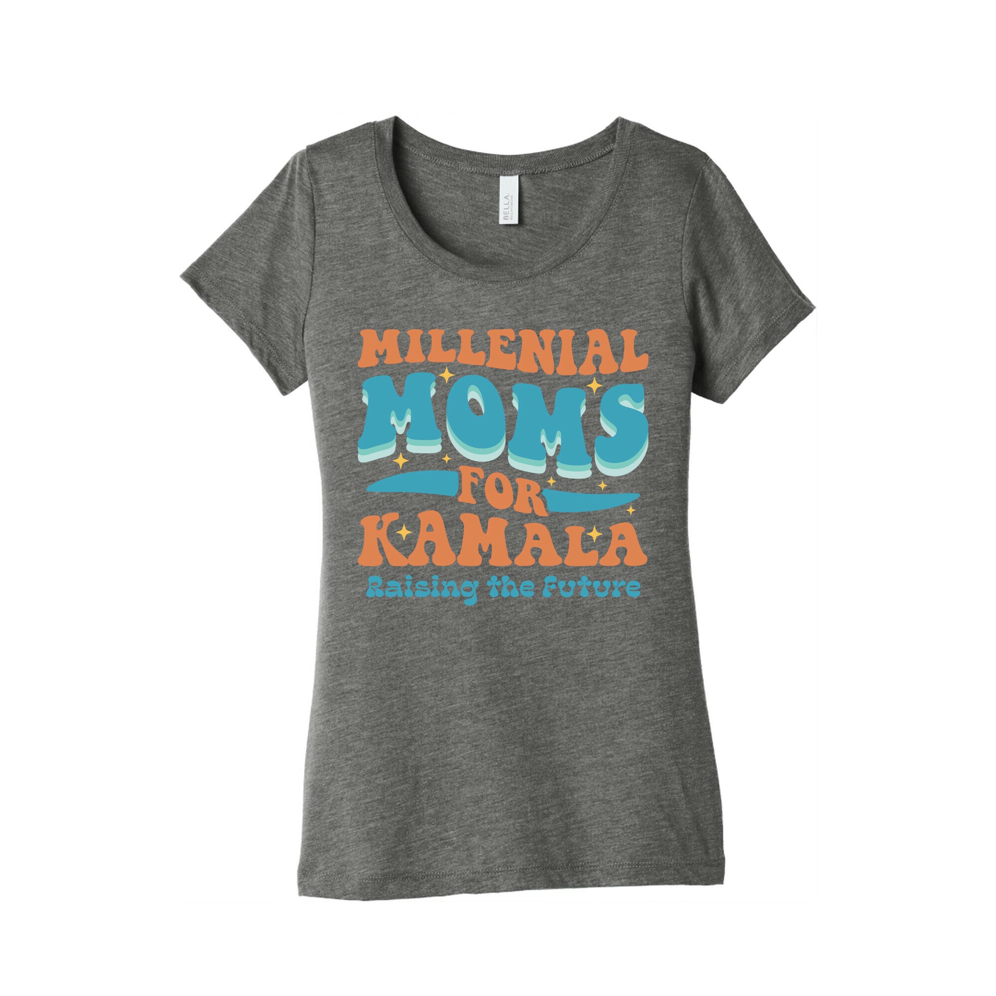 Millennial Moms for Kamala Womens Triblend Tee