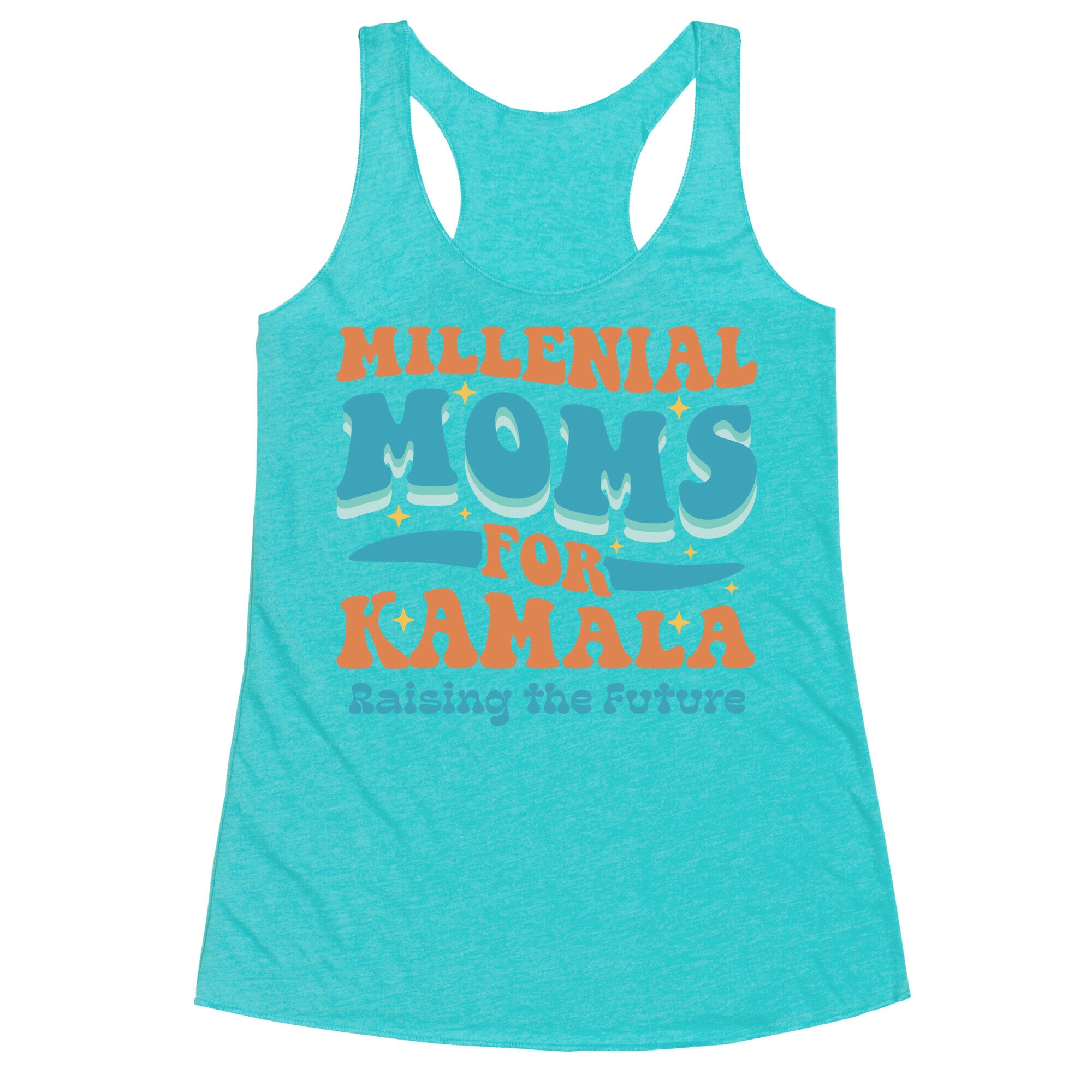 Millennial Moms for Kamala Racerback Tank