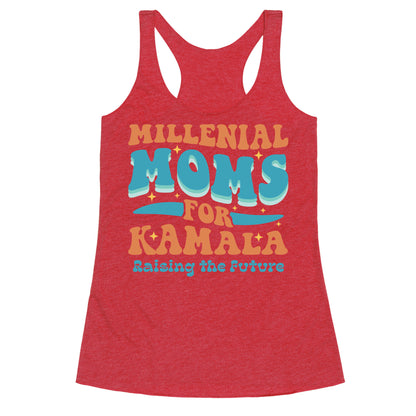 Millennial Moms for Kamala Racerback Tank