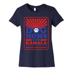 Dog Moms for Kamala Womens Cotton Tee