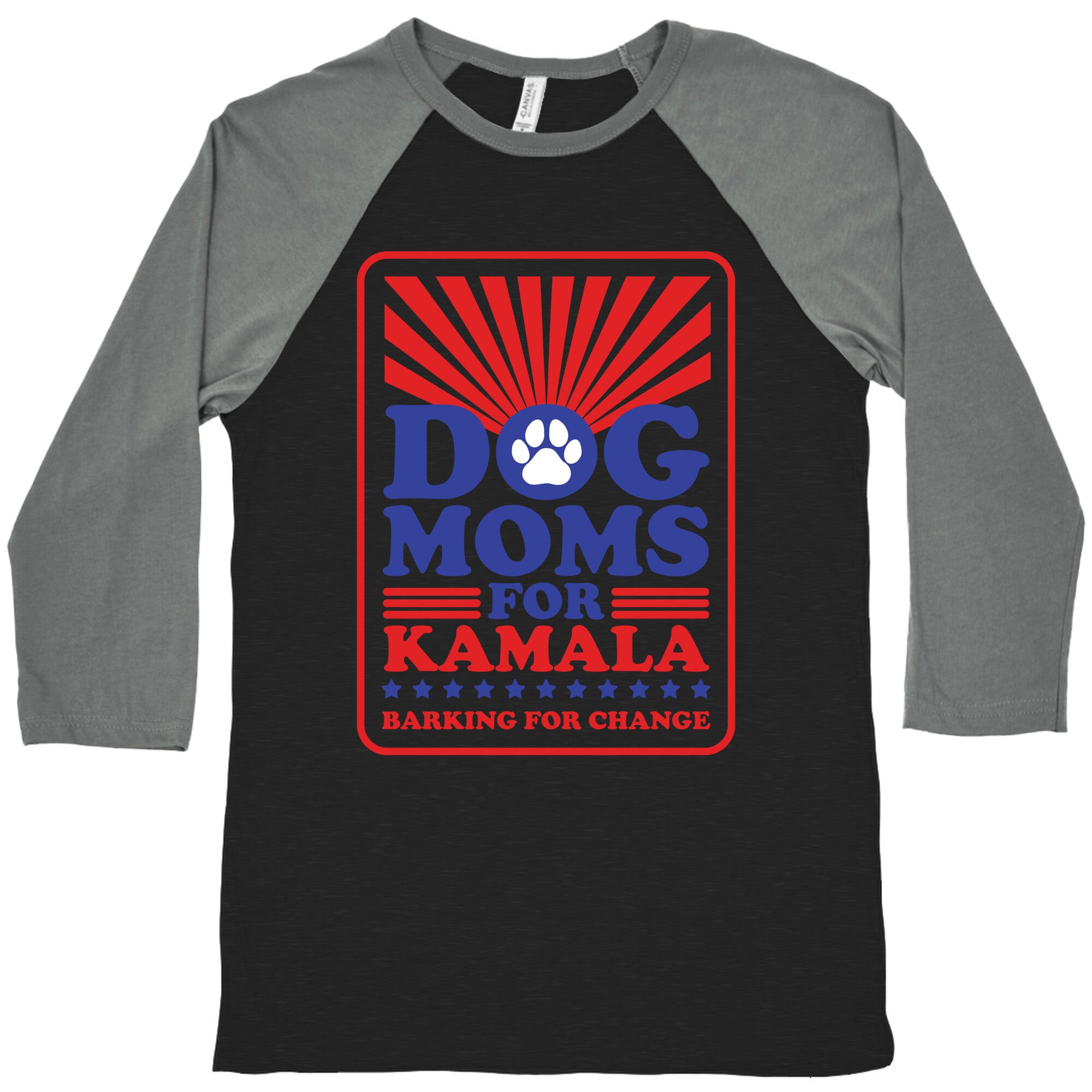Dog Moms for Kamala Baseball Tee