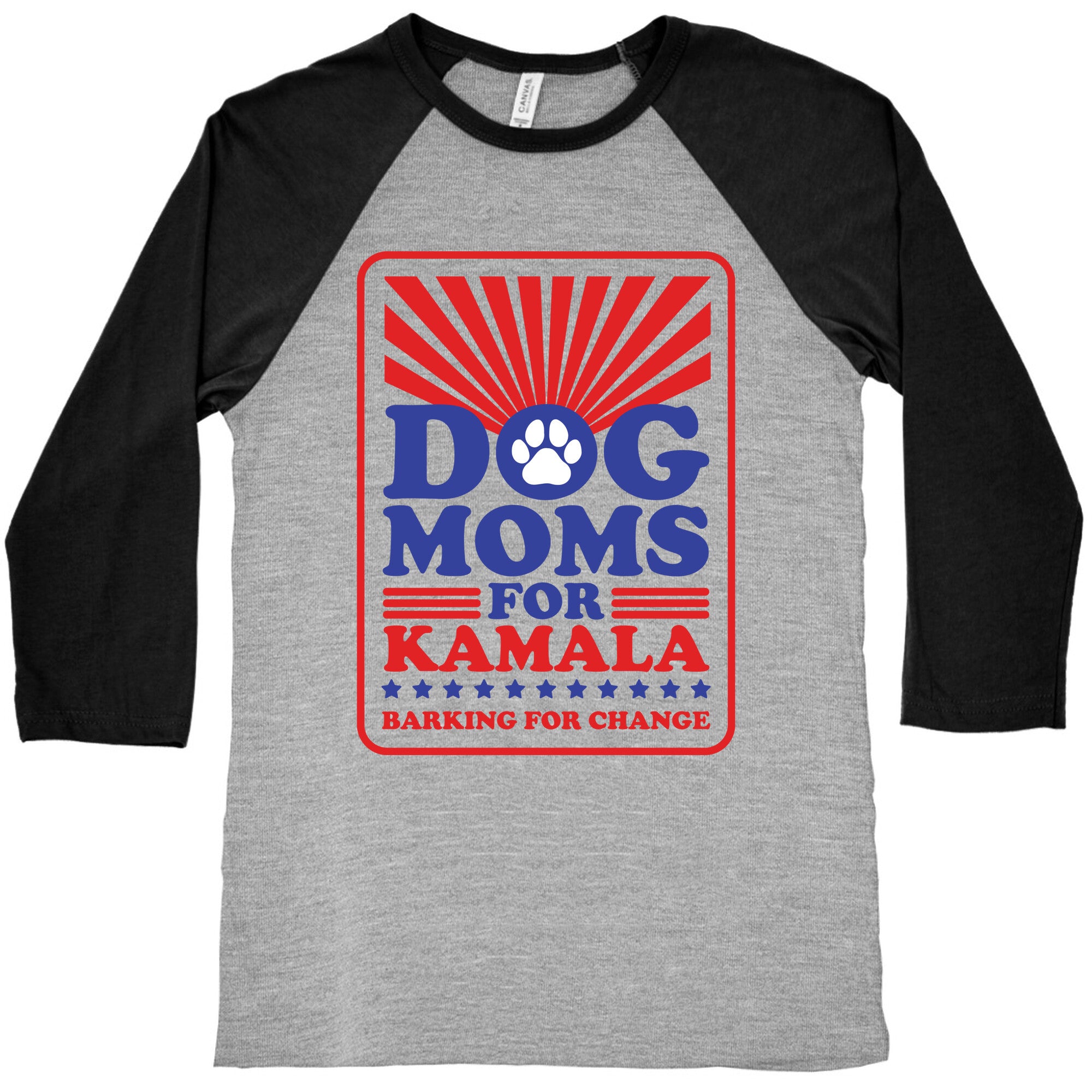 Dog Moms for Kamala Baseball Tee