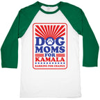Dog Moms for Kamala Baseball Tee