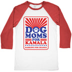 Dog Moms for Kamala Baseball Tee