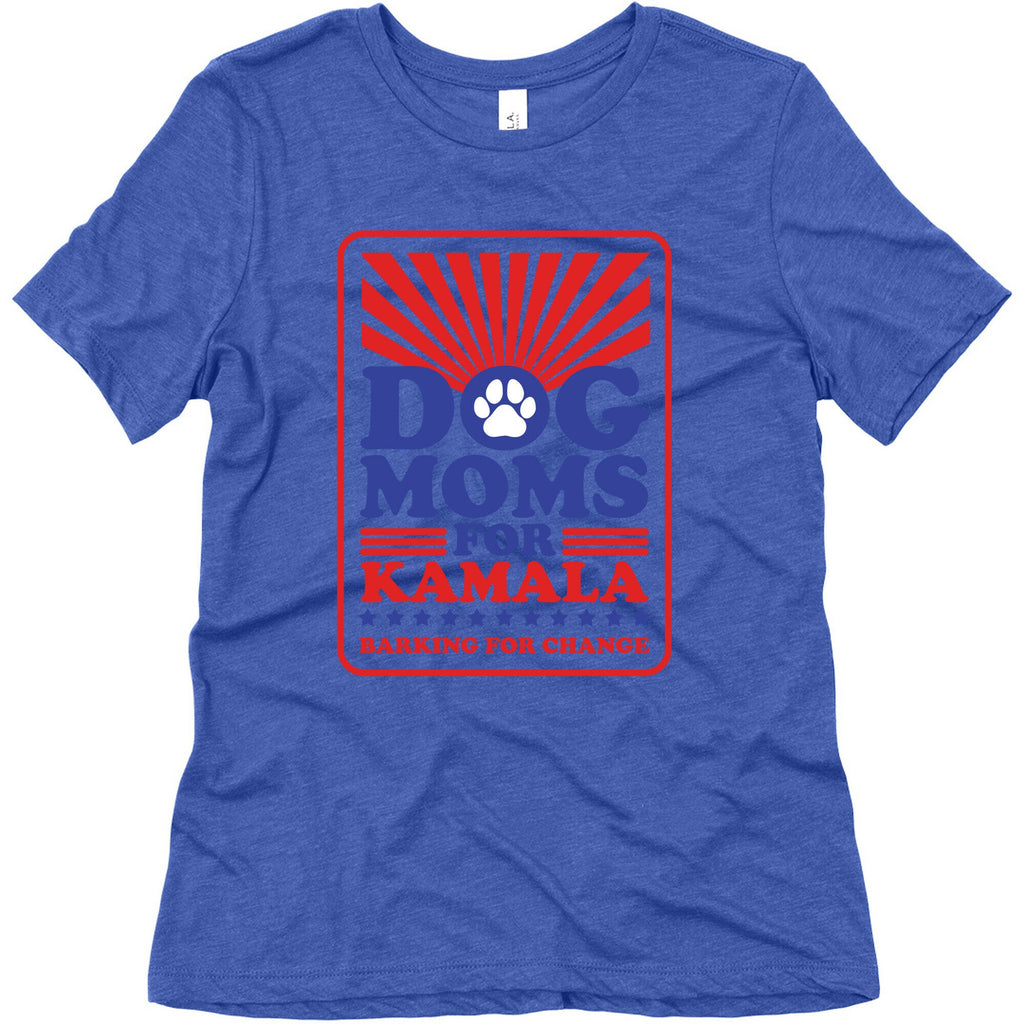 Dog Moms for Kamala Womens Triblend Tee