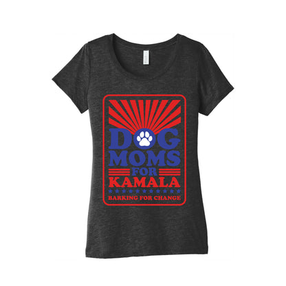 Dog Moms for Kamala Womens Triblend Tee