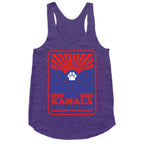 Dog Moms for Kamala Racerback Tank