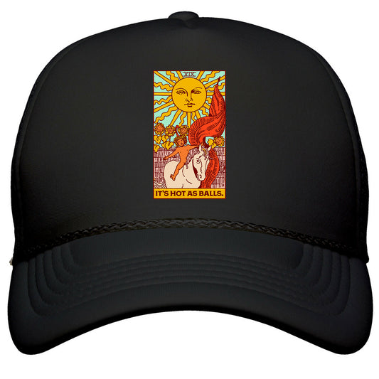 Its Hot As Balls \(The Sun Tarot\) Snapback Trucker Hat