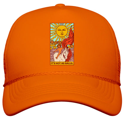 Its Hot As Balls \(The Sun Tarot\) Snapback Trucker Hat