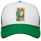 Howdy Frog Cowboy Snapback Trucker Hat