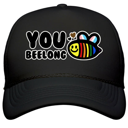 You Beelong Gay Pride Snapback Trucker Hat