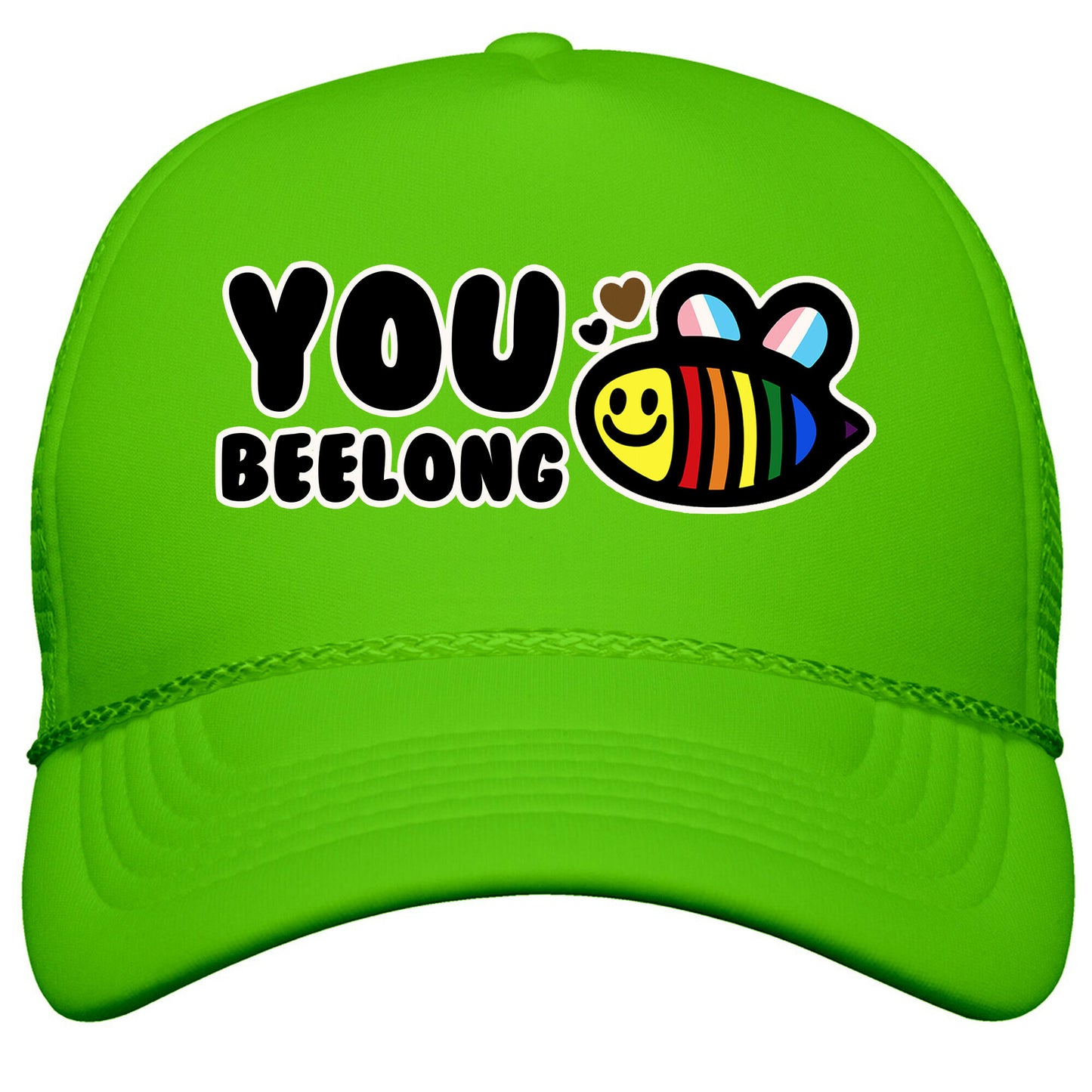 You Beelong Gay Pride Snapback Trucker Hat