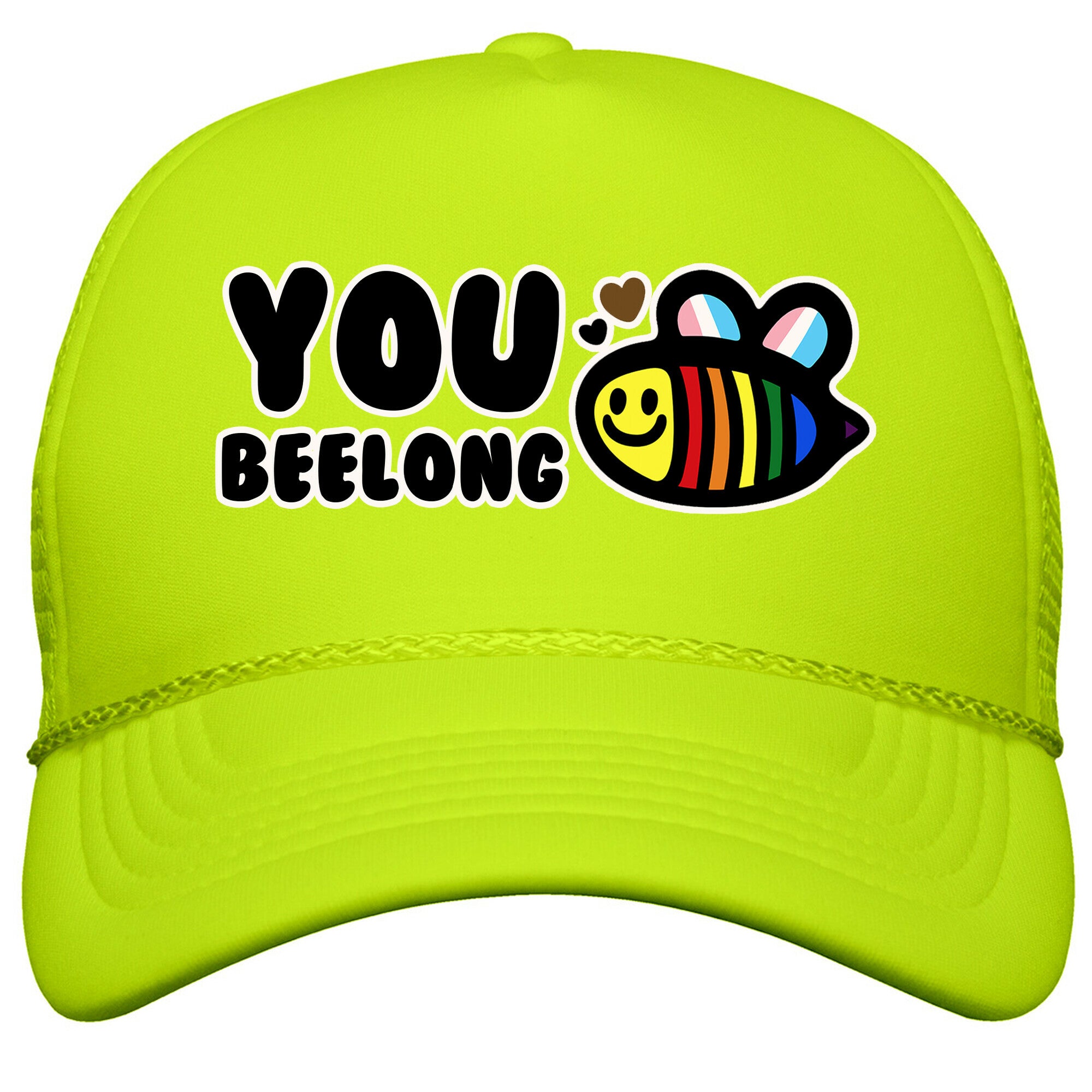 You Beelong Gay Pride Snapback Trucker Hat